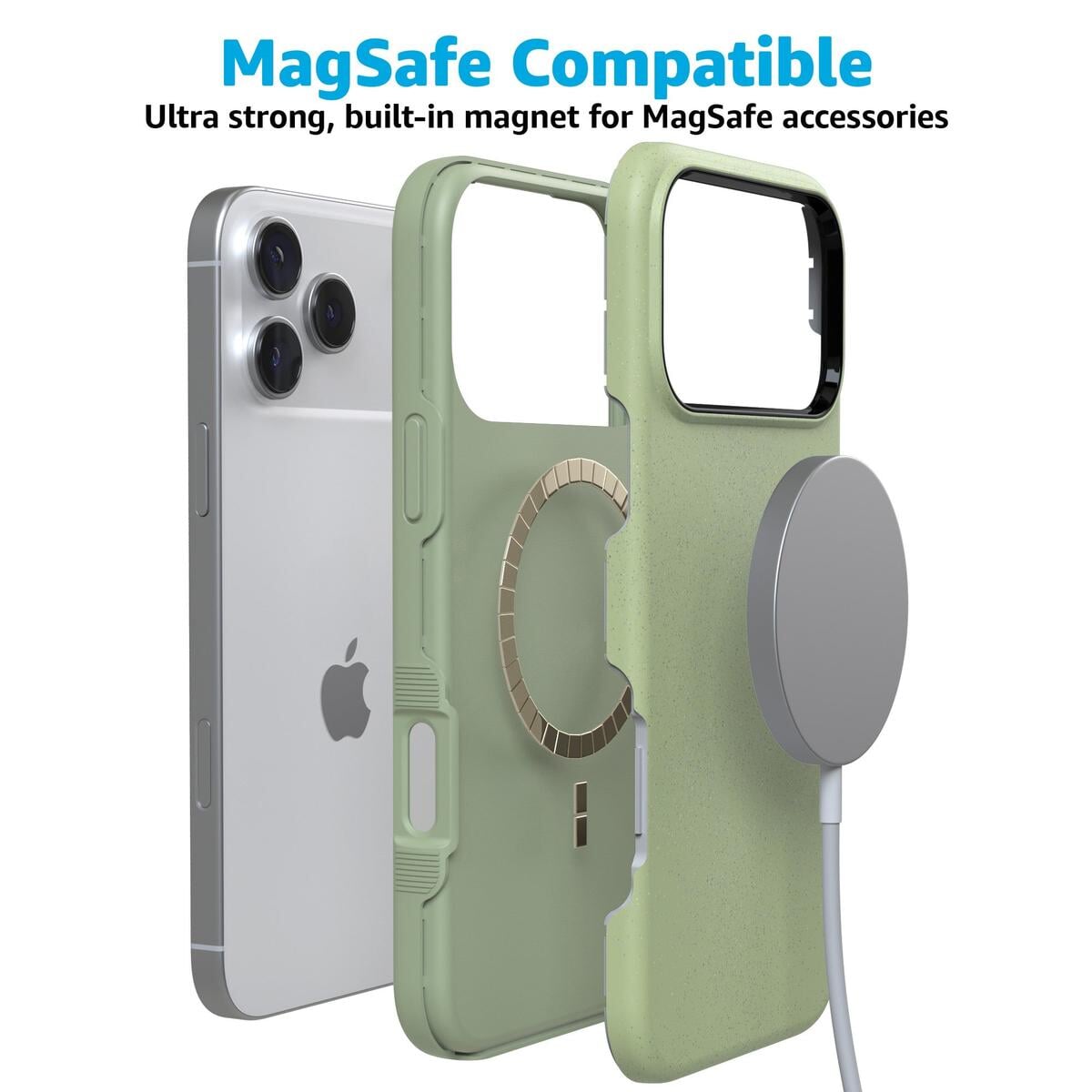 Kiwi Kiss | Matcha Green Shimmer Case iPhone Case get.casely