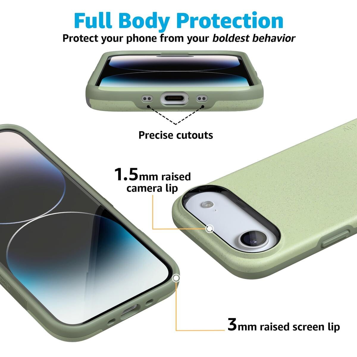 Kiwi Kiss | Matcha Green Shimmer Case iPhone Case get.casely