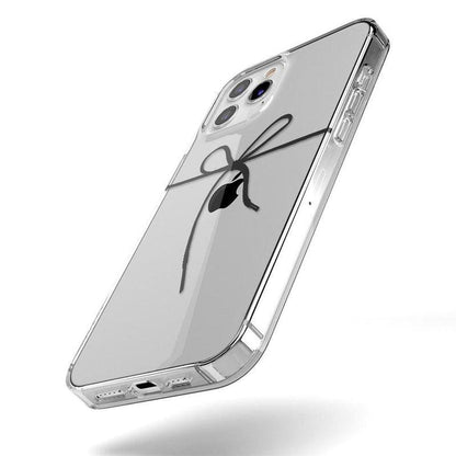 Knot Over U | Clear Ribbon Case iPhone Case get.casely