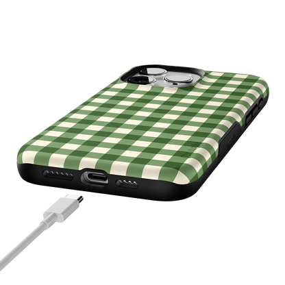 Checked Twice | Green Plaid Case