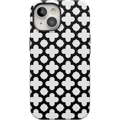 Lattice Tile | High Contrast Design Case Phone Case Casetry Bold Flex + MagSafe® iPhone 15 Plus