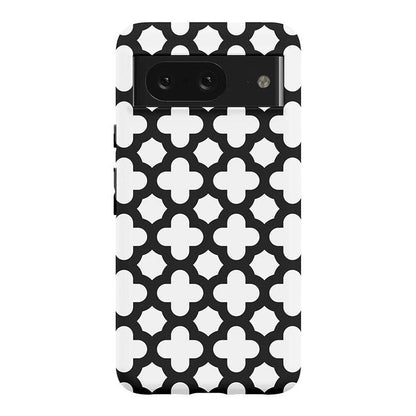 Lattice Tile | High Contrast Design Case Phone Case Casetry Essential Google Pixel 8