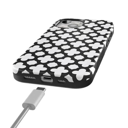 Lattice Tile | High Contrast Design Case Phone Case Casetry