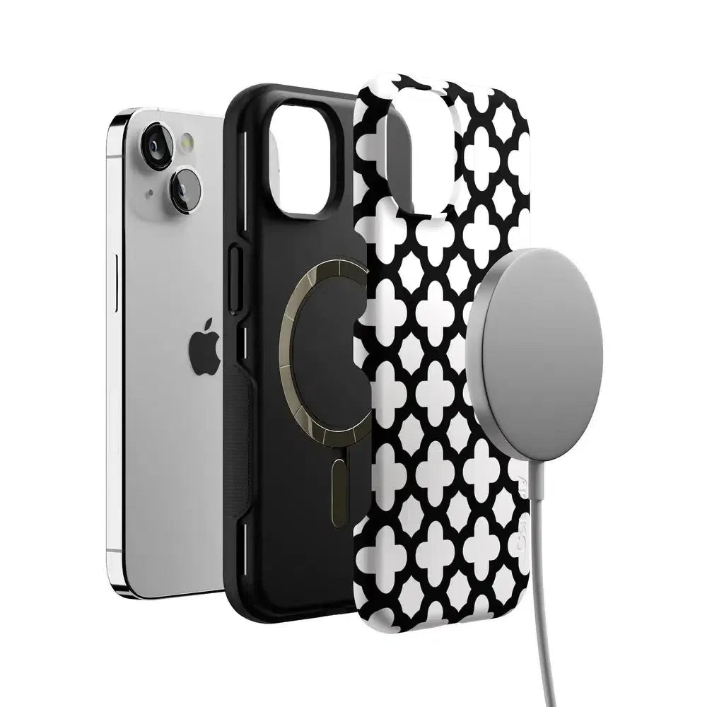 Lattice Tile | High Contrast Design Case Phone Case Casetry