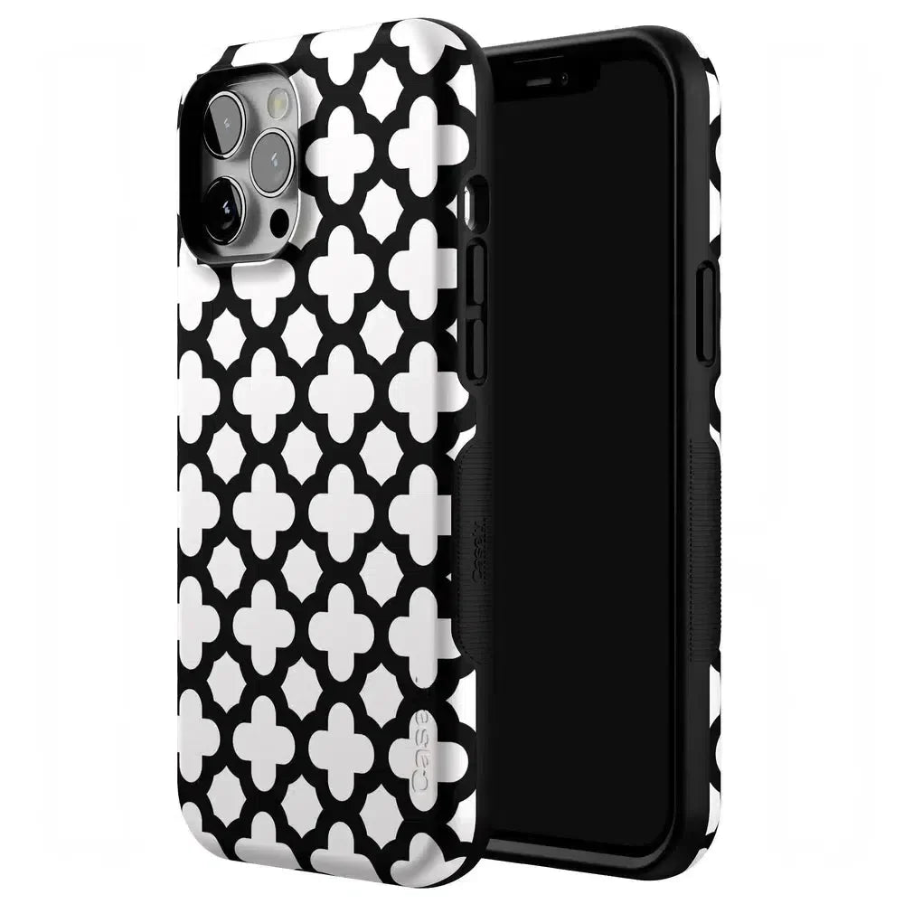 Lattice Tile | High Contrast Design Case Phone Case Casetry