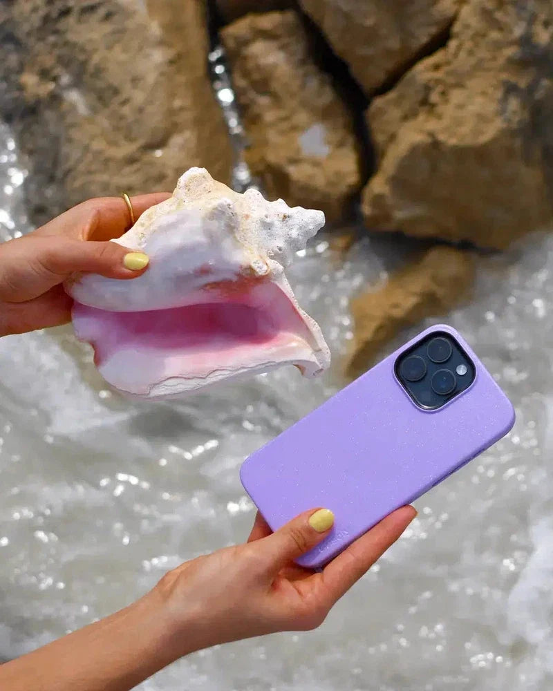 Lavender Waves | Purple Shimmer Case iPhone Case get.casely