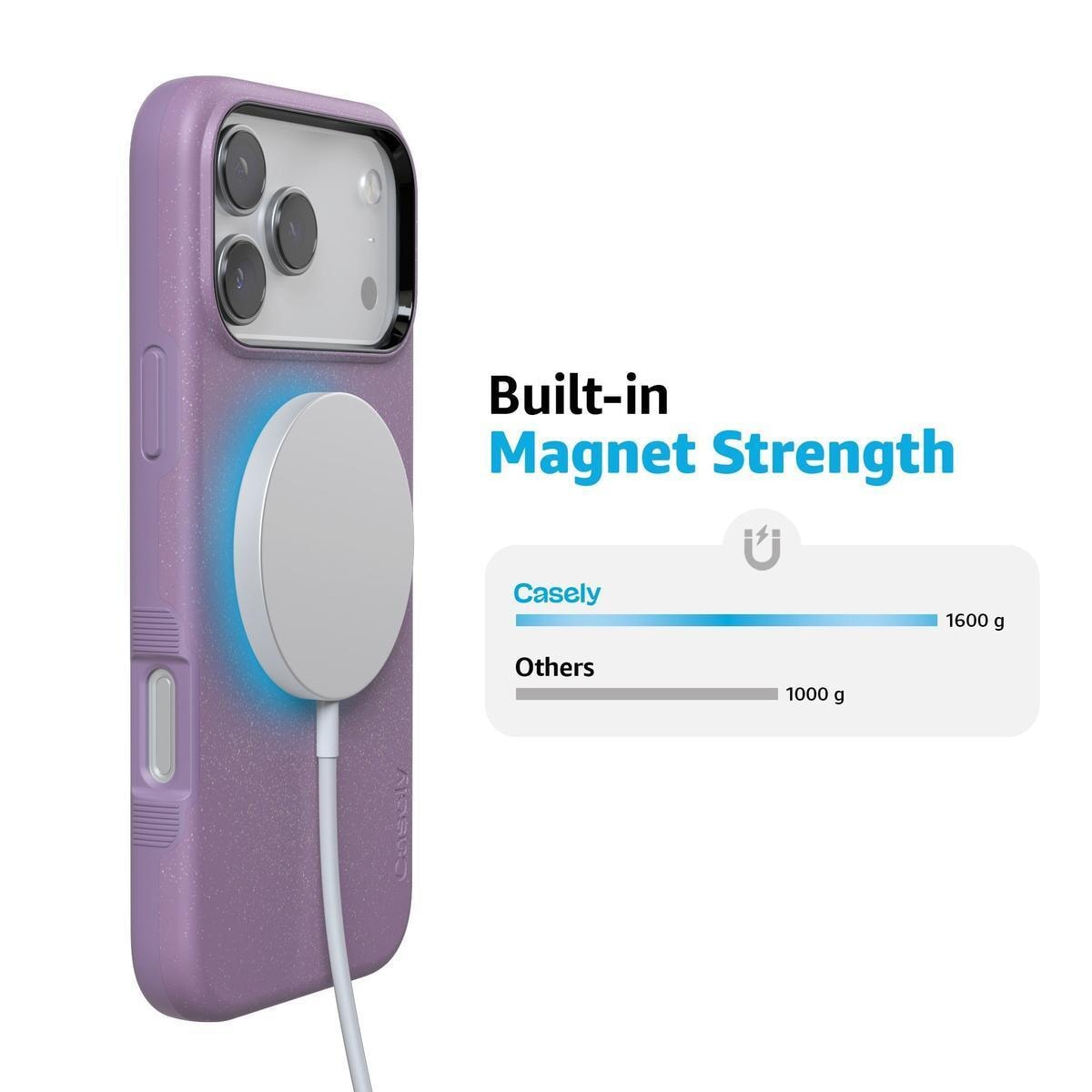 Lavender Waves | Purple Shimmer Case iPhone Case get.casely