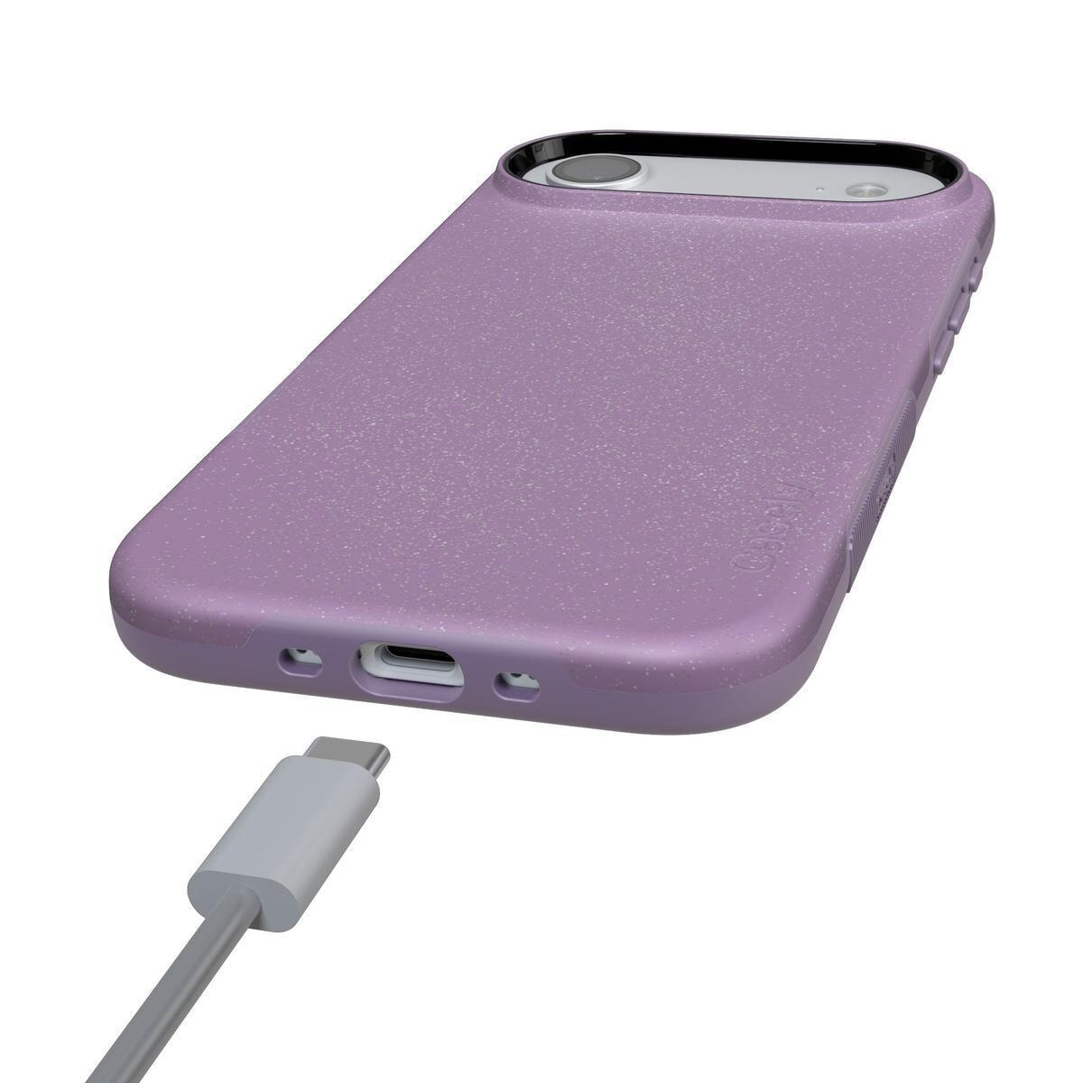 Lavender Waves | Purple Shimmer Case iPhone Case get.casely