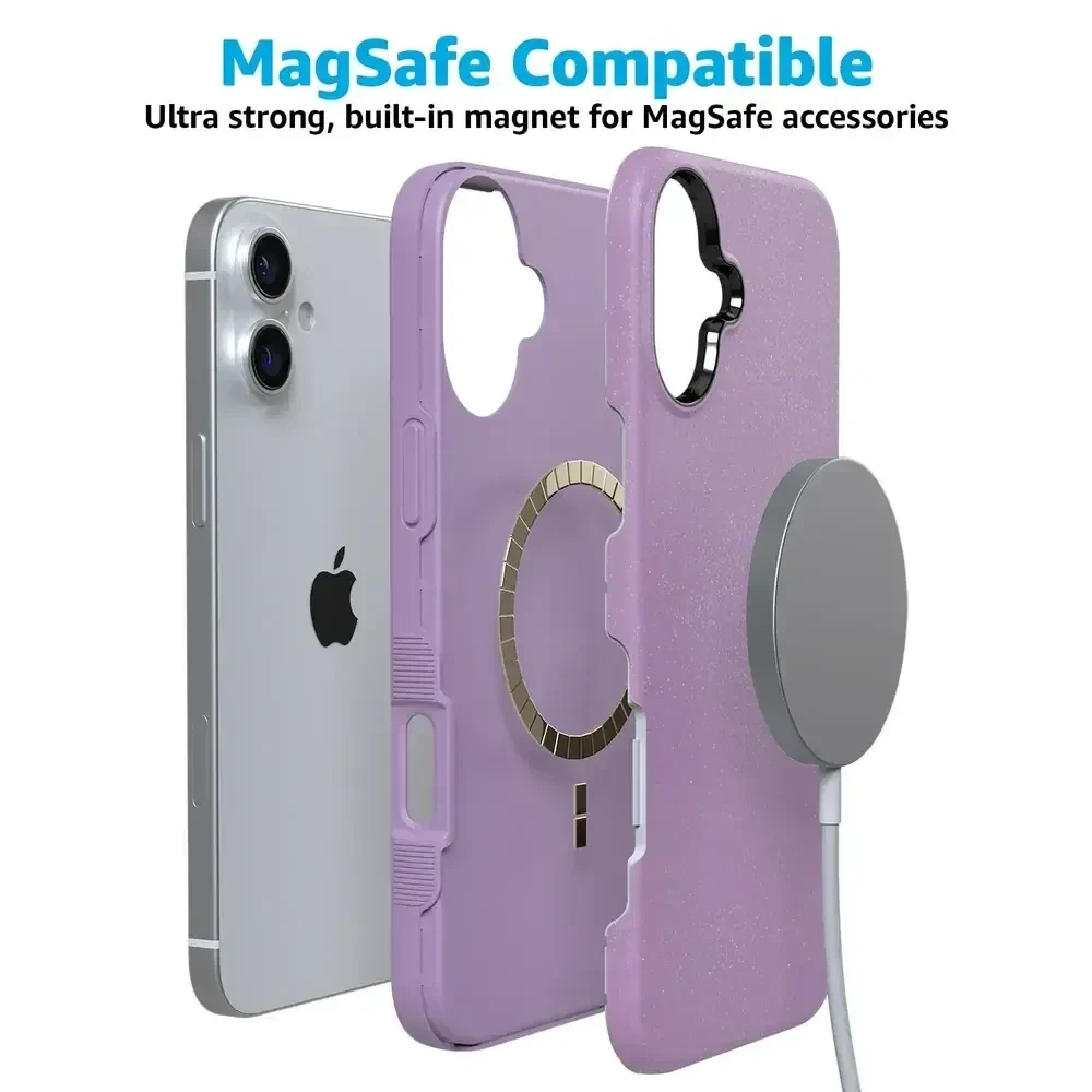 Lavender Waves | Purple Shimmer Case iPhone Case get.casely