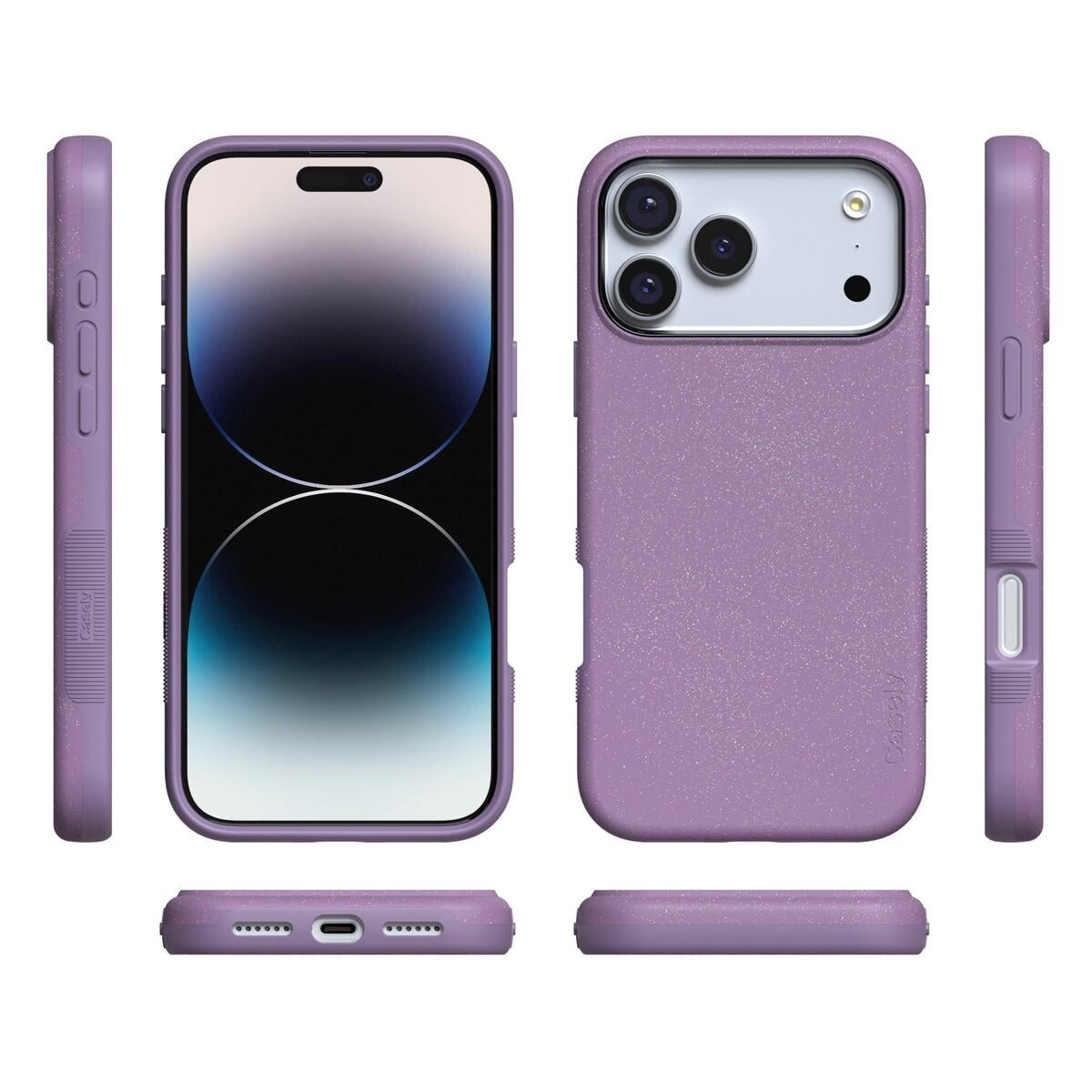 Lavender Waves | Purple Shimmer Case iPhone Case get.casely