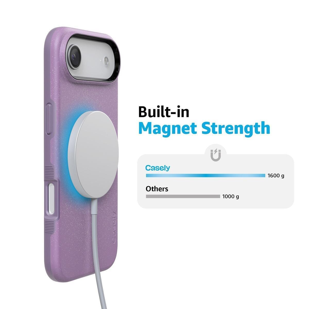 Lavender Waves | Purple Shimmer Case iPhone Case get.casely