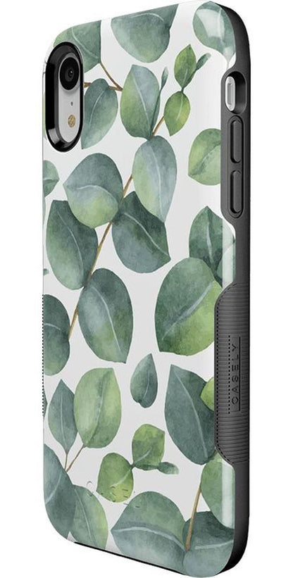 Leaf Me Alone | Green Floral Print Case iPhone Case get.casely