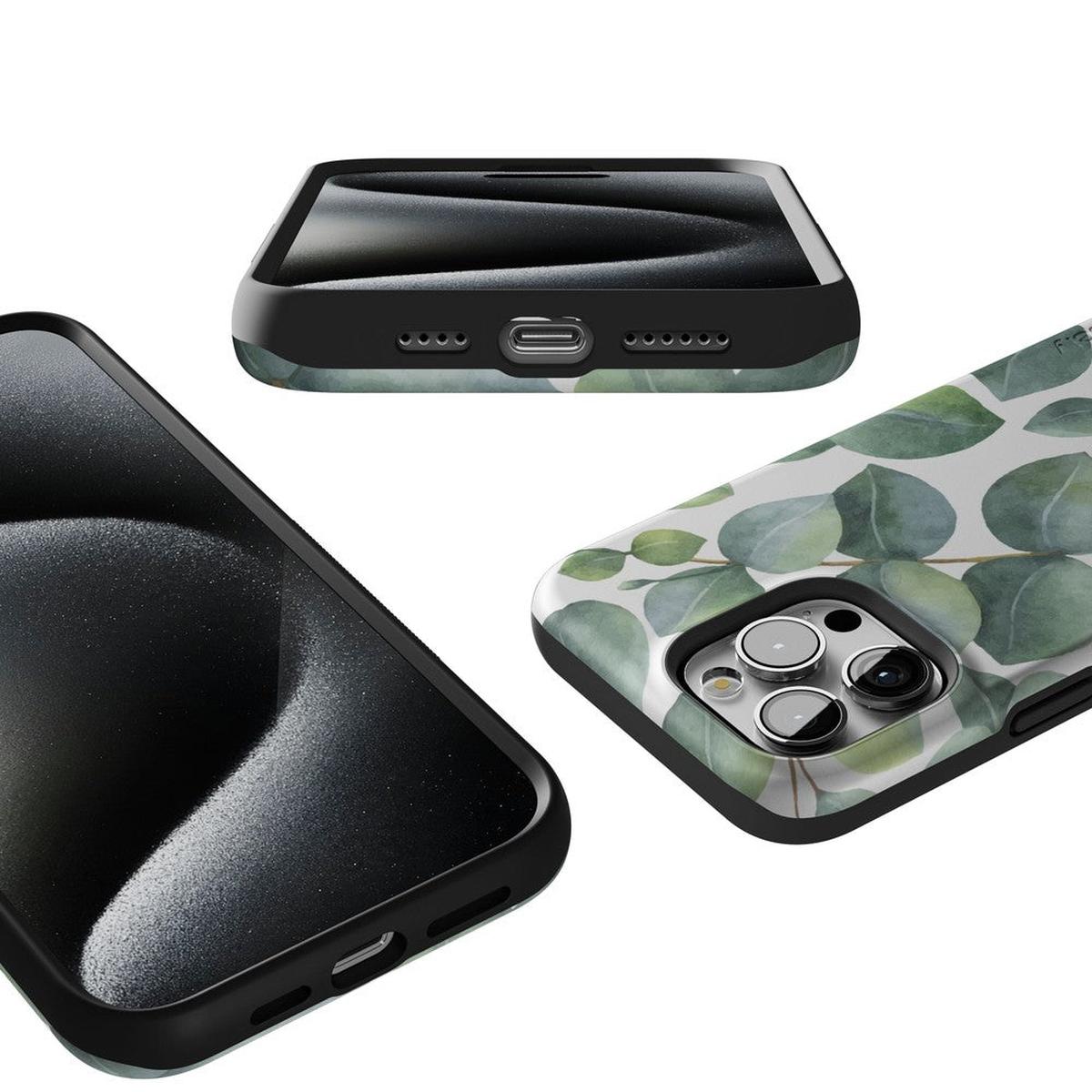 Leaf Me Alone | Green Floral Print Case iPhone Case get.casely