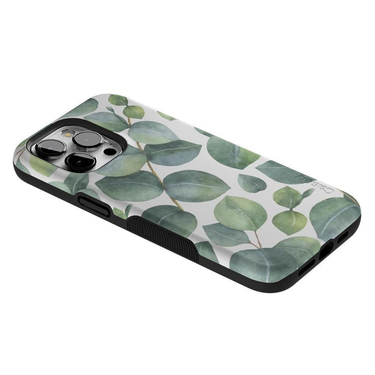 Leaf Me Alone | Green Floral Print Case iPhone Case get.casely