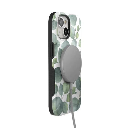 Leaf Me Alone | Green Floral Print Case iPhone Case get.casely