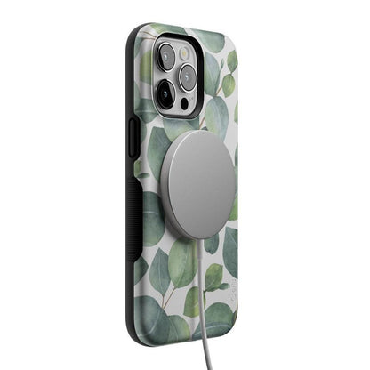Leaf Me Alone | Green Floral Print Case iPhone Case get.casely