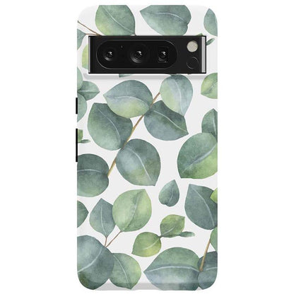 Leaf Me Alone | Green Floral Print Google Pixel Case Google Pixel Case Casetry Essential Google Pixel 8 Pro