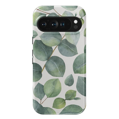 Leaf Me Alone | Green Floral Print Google Pixel Case Google Pixel Case Casetry Essential Google Pixel 9 Pro