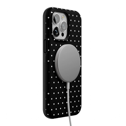 On the Dot | White Polka Dot Case