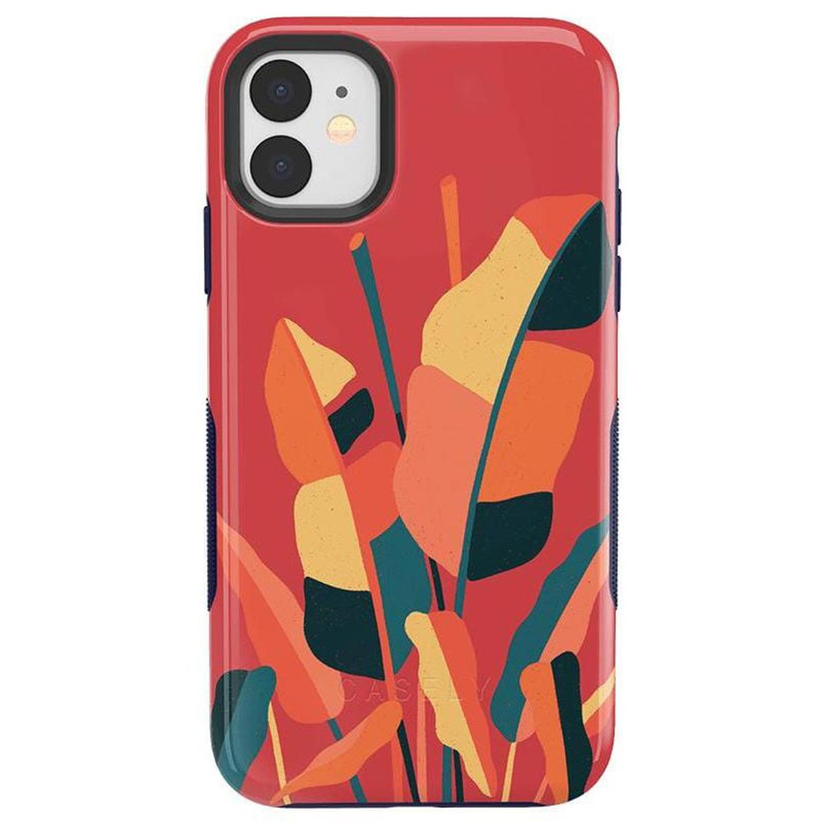 Let it Grow | Banana Leaf Floral Case iPhone Case get.casely Bold iPhone 11