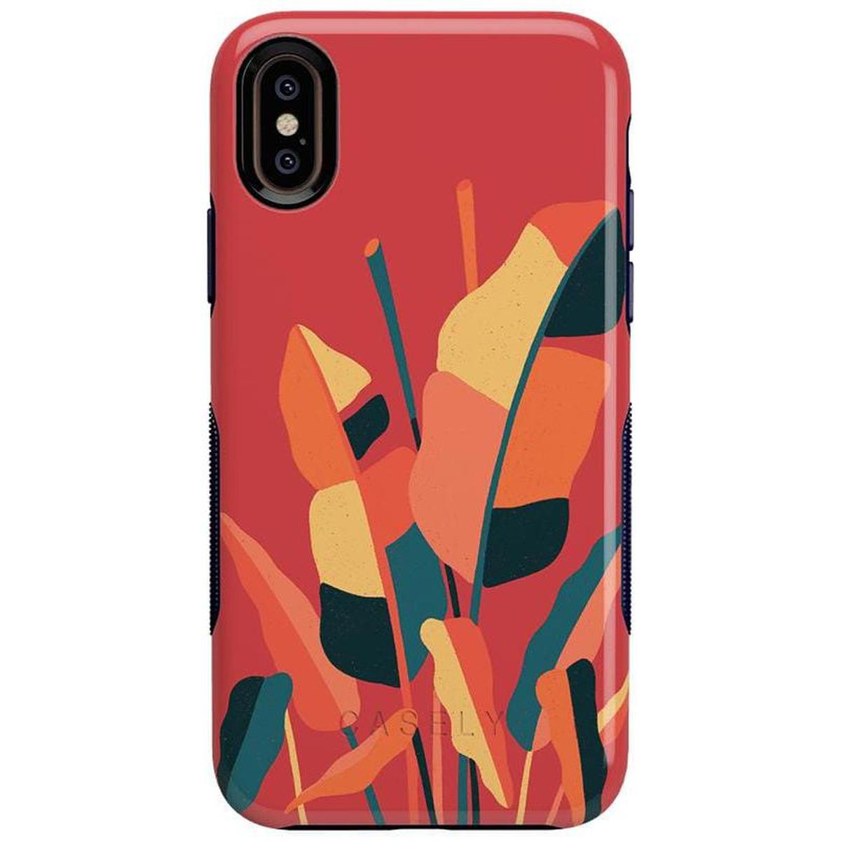 Let it Grow | Banana Leaf Floral Case iPhone Case get.casely Bold iPhone XS Max