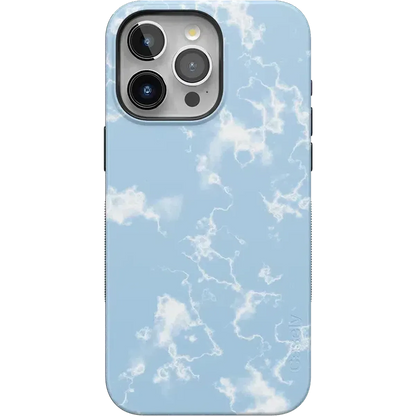 Light Blue Skies | Marble Clouds Case iPhone Case get.casely Bold Flex + MagSafe® iPhone 15 Pro Max