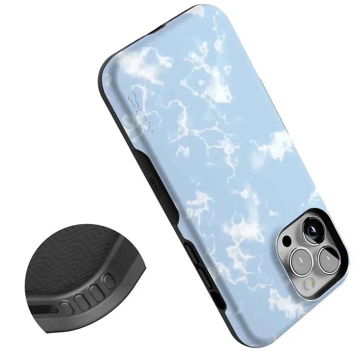Light Blue Skies | Marble Clouds Case iPhone Case get.casely