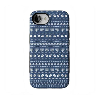 Light the Night | Hannukah Case Phone Case Casetry Bold Flex + MagSafe® iPhone 16e