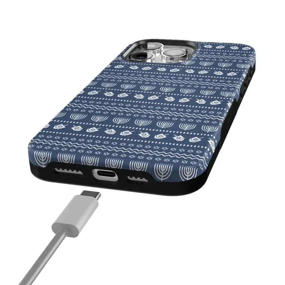 Light the Night | Hannukah Case Phone Case Casetry
