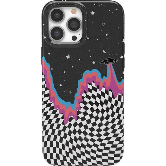 Long Strange Drip | Checkered Space Case iPhone Case get.casely Classic + MagSafe® iPhone 13 Pro Max