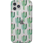 Lookin' Sharp | Cactus Patterned Clear Floral Case iPhone Case get.casely Classic iPhone 12 Pro