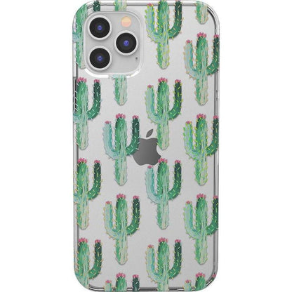 Lookin' Sharp | Cactus Patterned Clear Floral Case iPhone Case get.casely Classic iPhone 12 Pro