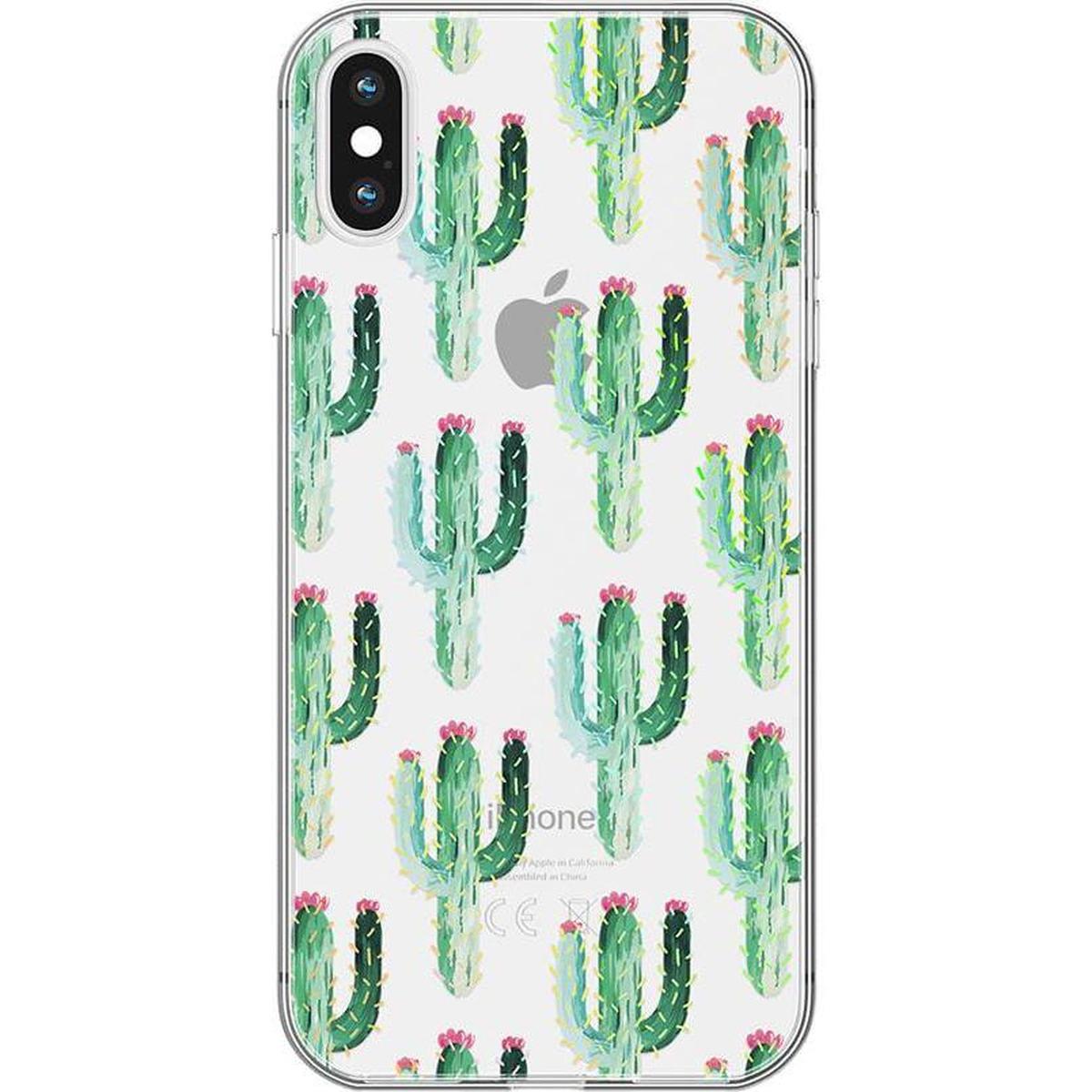 Lookin' Sharp | Cactus Patterned Clear Floral Case iPhone Case get.casely Classic iPhone X / XS