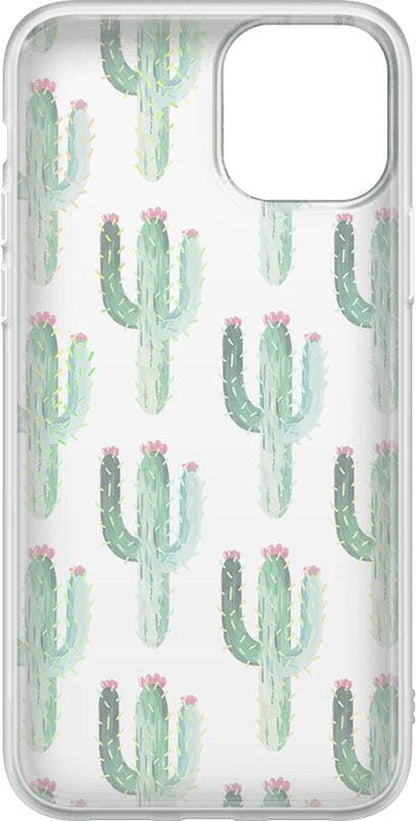 Lookin' Sharp | Cactus Patterned Clear Floral Case iPhone Case get.casely