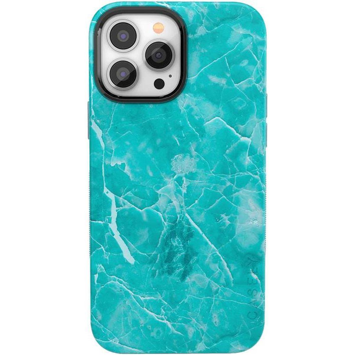 Lost at Sea | Teal Blue Seaglass Case iPhone Case get.casely Bold + MagSafe® iPhone 13 Pro