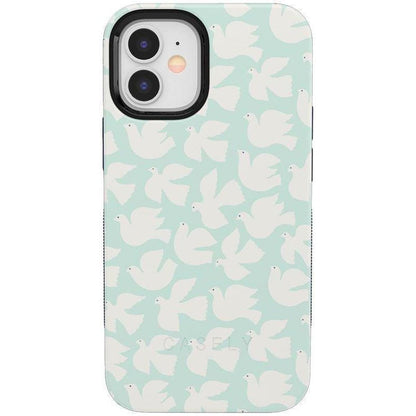Love Birds | White Doves Case iPhone Case get.casely Bold + MagSafe® iPhone 12