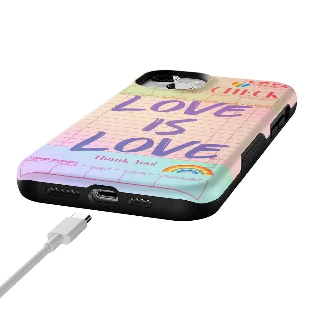 Love is Love | Guest Check Pride Case Phone Case Casetry