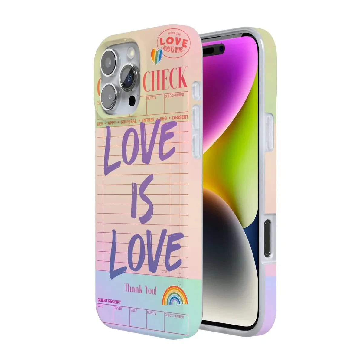 Love is Love | Guest Check Pride Case Phone Case Casetry