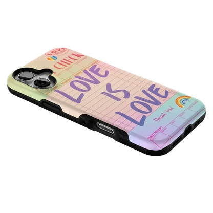 Love is Love | Guest Check Pride Case Phone Case Casetry