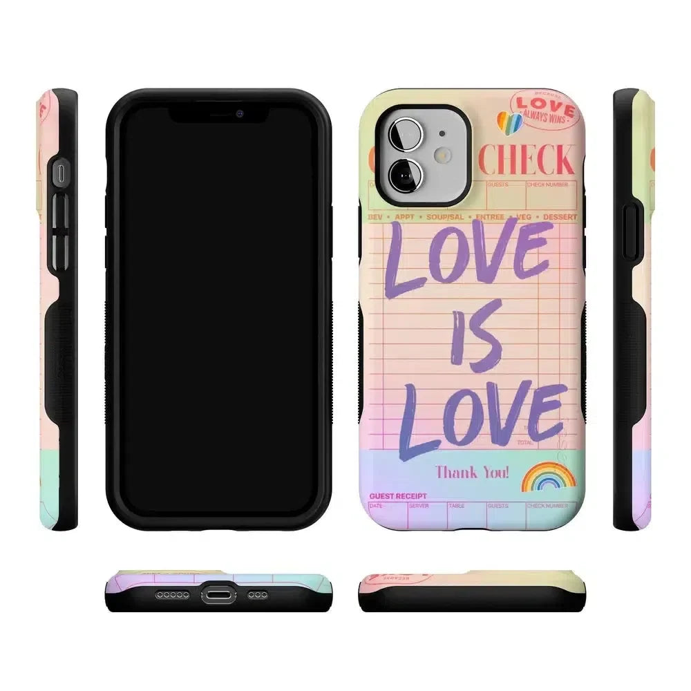 Love is Love | Guest Check Pride Case Phone Case Casetry