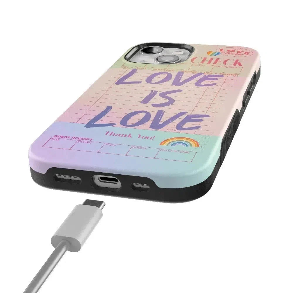 Love is Love | Guest Check Pride Case Phone Case Casetry