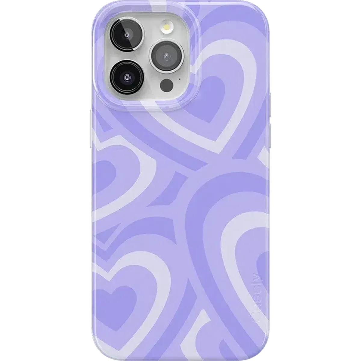 Love Song | Lavender Heart Case iPhone Case get.casely Classic + MagSafe® iPhone 15 Pro