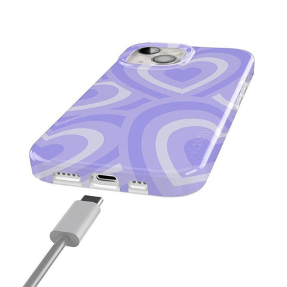Love Song | Lavender Heart Case iPhone Case get.casely