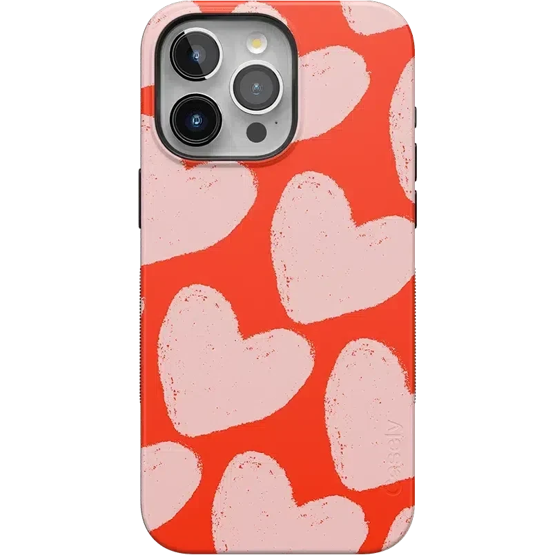 Love You More | Heart Doodle Case Phone Case Casetry Bold Flex + MagSafe® iPhone 15 Pro Max