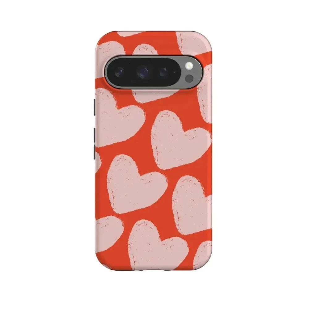 Love You More | Heart Doodle Case Phone Case Casetry Essential + MagSafe® Google Pixel 10 Pro