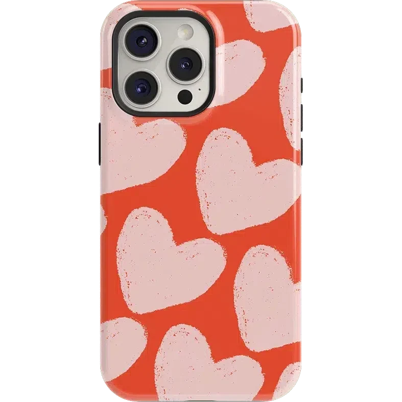 Love You More | Heart Doodle Case Phone Case Casetry Essential + MagSafe® iPhone 15 Pro