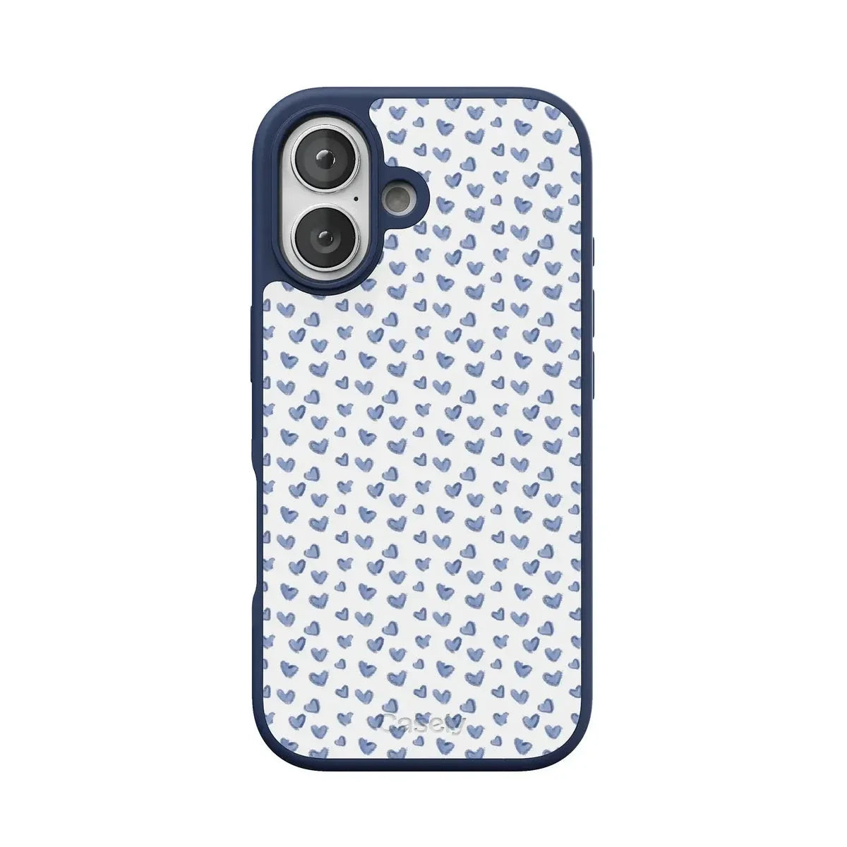 Lovebug | Blue Hearts Case Phone Case get.casely Align + MagSafe® iPhone 17