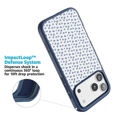 Lovebug | Blue Hearts Case Phone Case get.casely