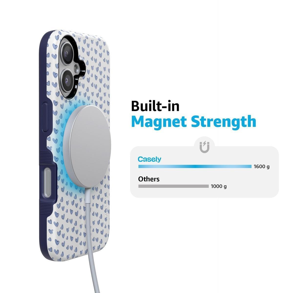 Lovebug | Blue Hearts Case Phone Case Casetry