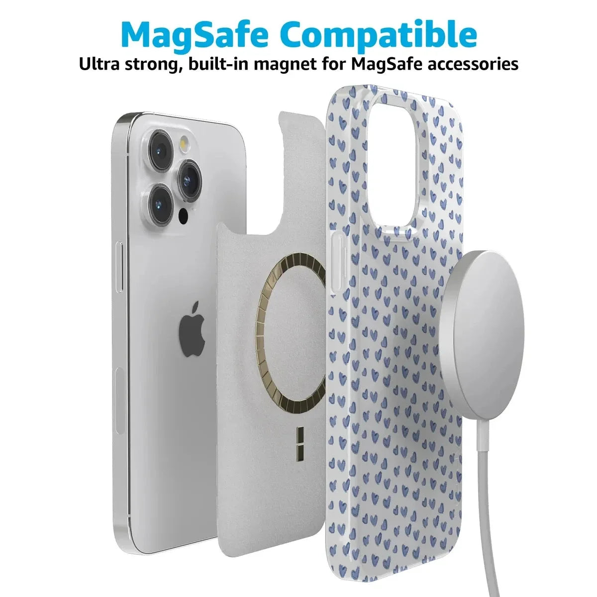 Lovebug | Blue Hearts Case Phone Case Casetry
